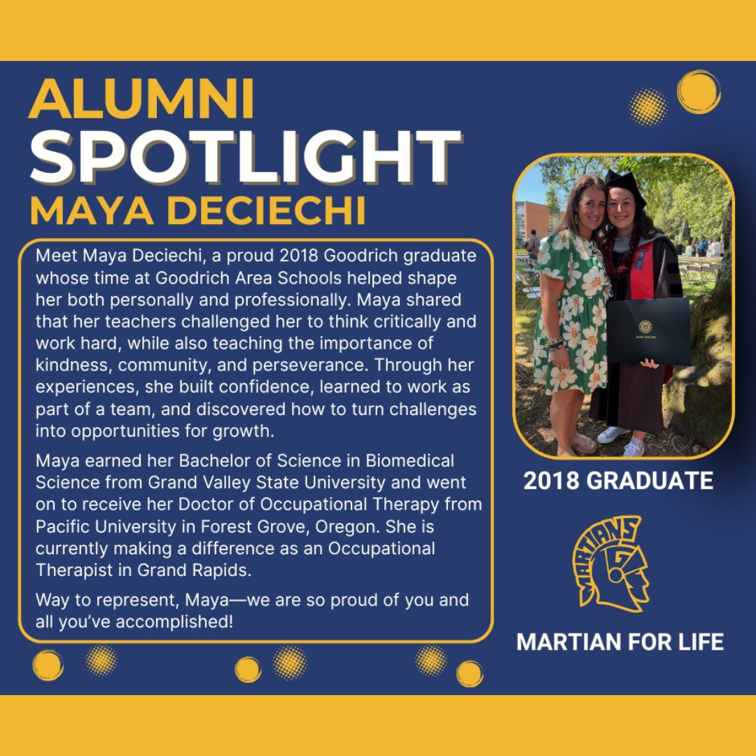Alumni Spotlight - Maya Deciechi